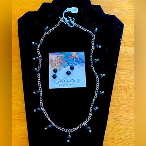 Necklace and earrings